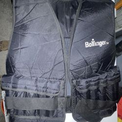 Bollinger Adjustable 40lb CrossFit Styled Weighted Vest 