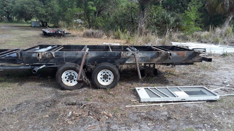 30 Ft X 8 Ft Trailer Frame For Tiny Home Build