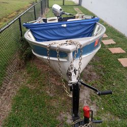 Aluminum Boat 16ft .Ready For Water