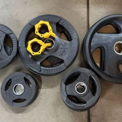 2" Weight Plates+Barbell 