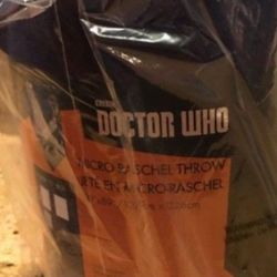 Doctor Who Throw Fleece Blanket 