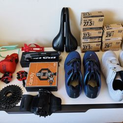Assorted biking/ cycling gear. Starting at $5