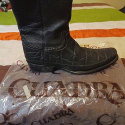 Cuadra Handmade Genuine Leather Men Western Boots 