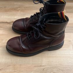 Scotch And Soda Mens Military Styled Boots Size 43 Eu, Size 9.5-10 US