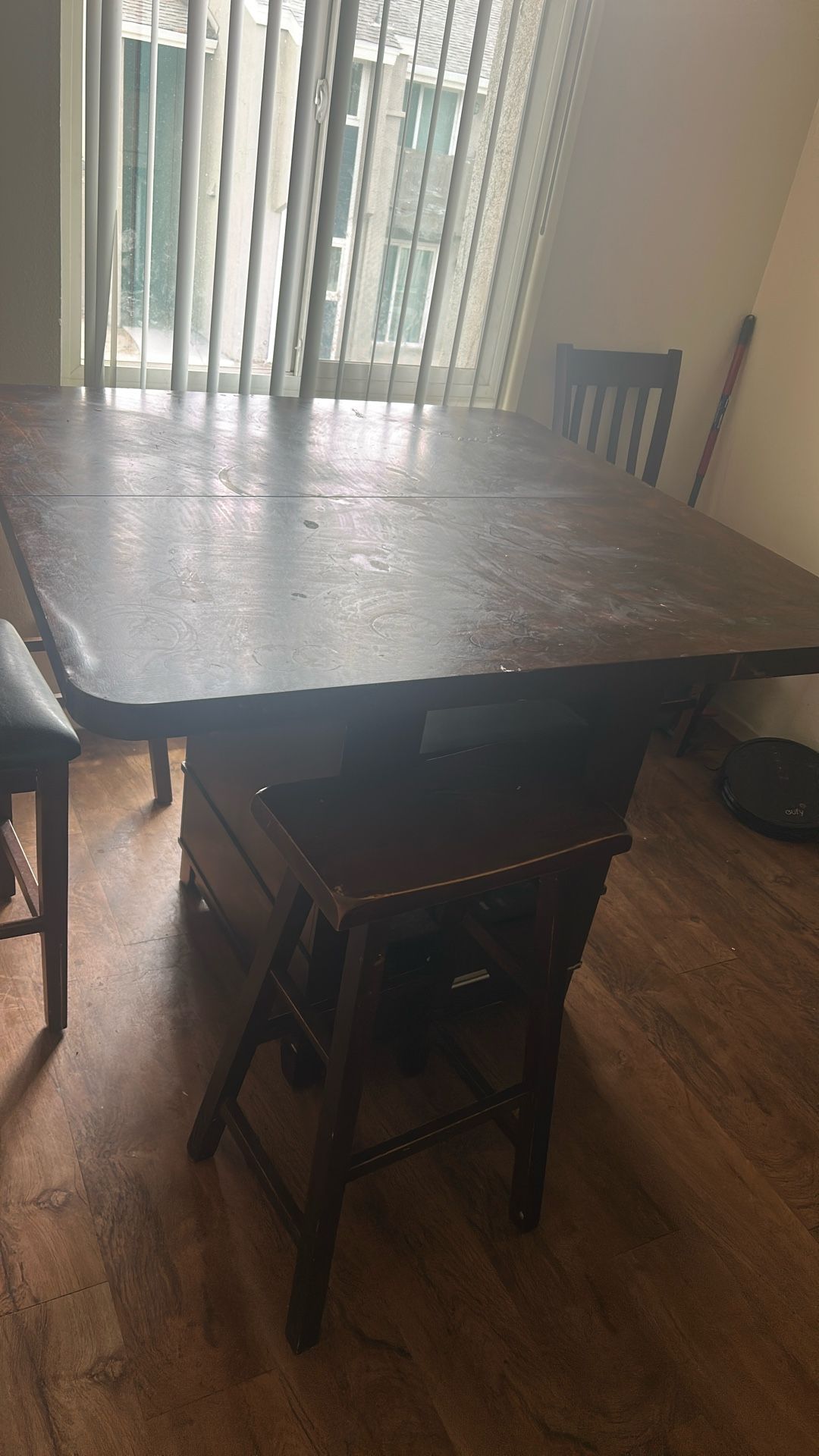 Wooden Wine Holder table