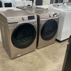 Samsung champagne front load washer and dryer so UKC