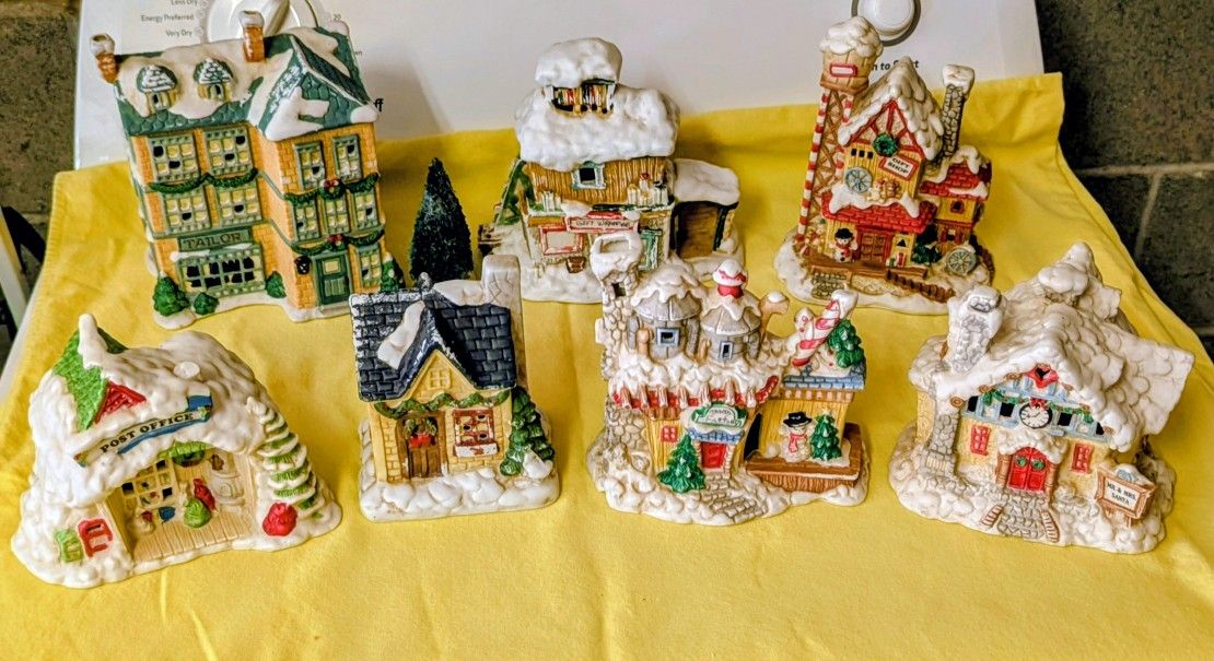 Christmas Village Buildings 