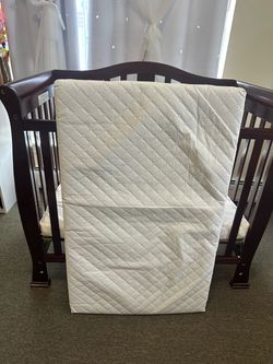Crib Mattress Quilted White