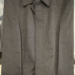 Lauren Ralph Lauren Men’s  Gray Wool Overcoat 46R