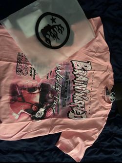 Hellstar Brainwashed Pink Tee - New with Tags (Size L)