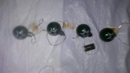 Nfl cowboys Christmas ornaments
