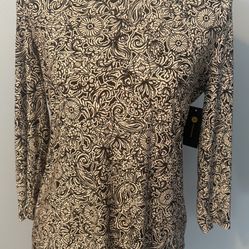 New JM Collection Blouse - Small