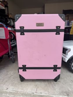 Juicy Couture Large Pink Suitcase