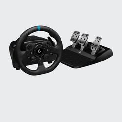 Gaming Steering Wheel And Pedals