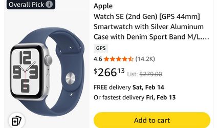 Apple Watch SE (2nd Gen) [GPS 44mm] 