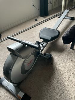 Row machine gym workout