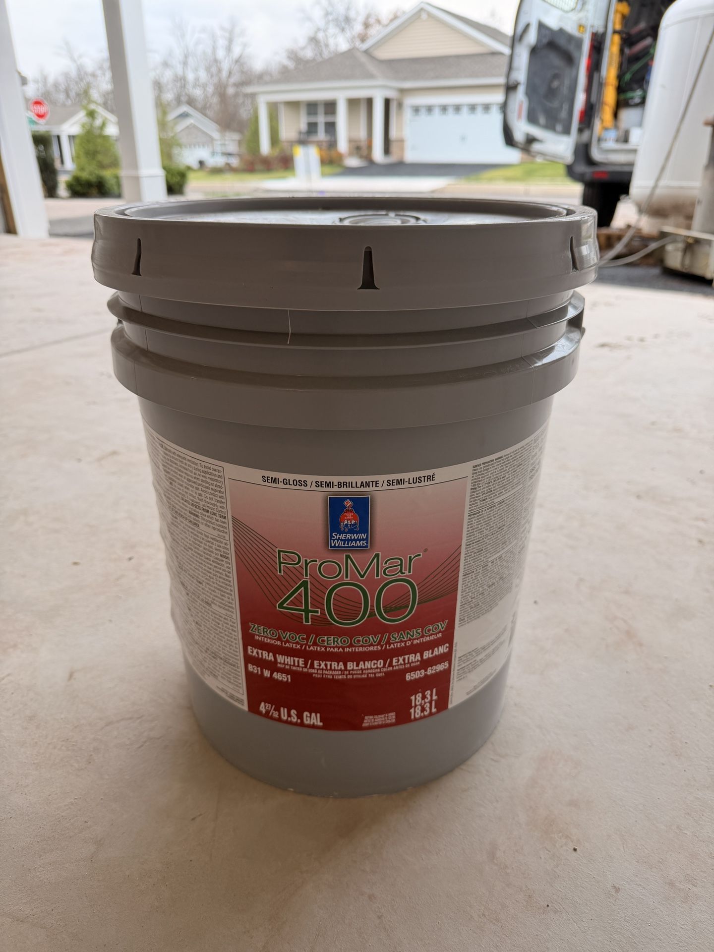 5 Gallon Semi Gloss Paint, Perfect To Trim Or Any Shine Wood