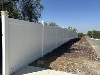 Vinyl fence