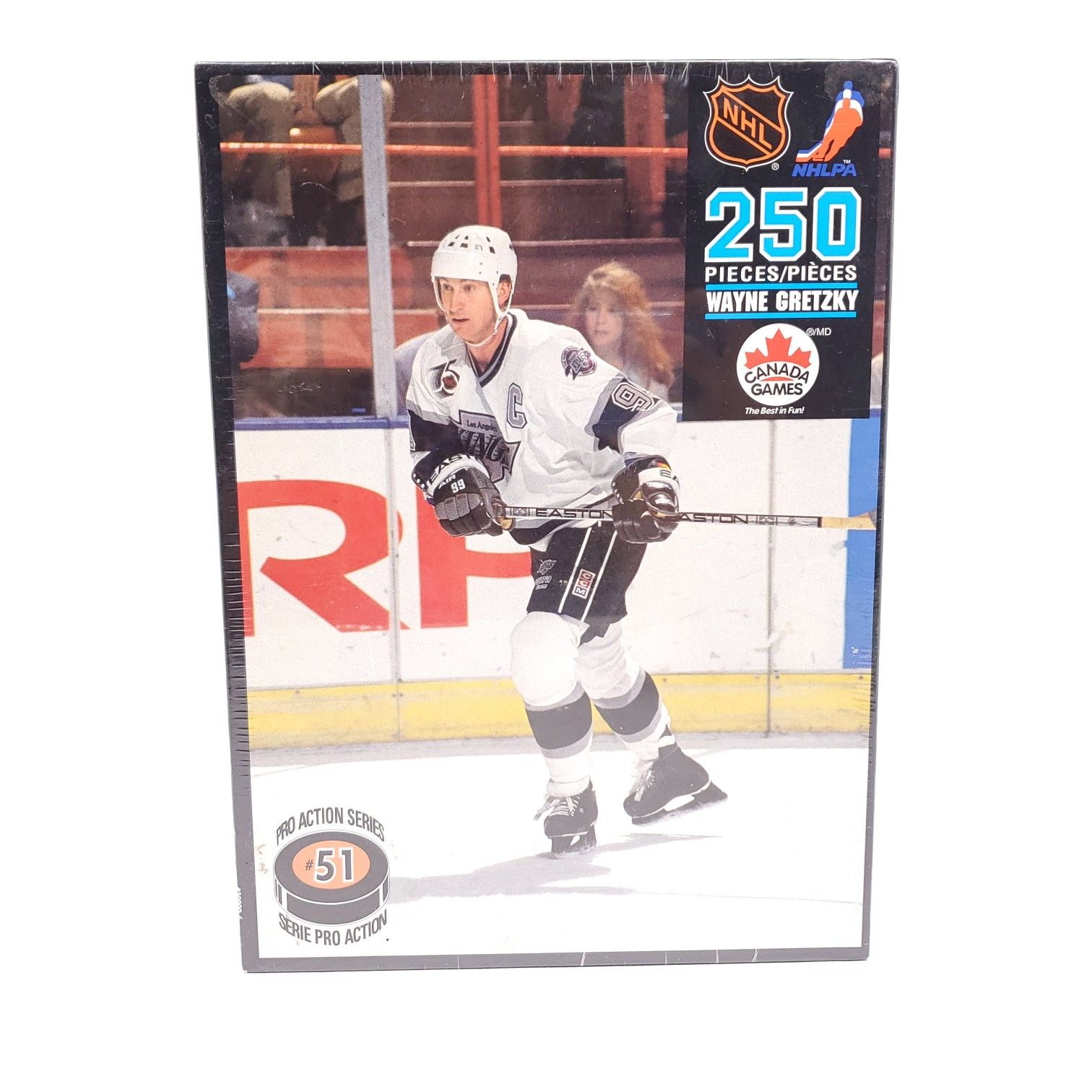 Vintage 1992 Wayne Gretzky Jigsaw Puzzle NHL 250 Pieces Canada Games New Sealed! $25 OBO!