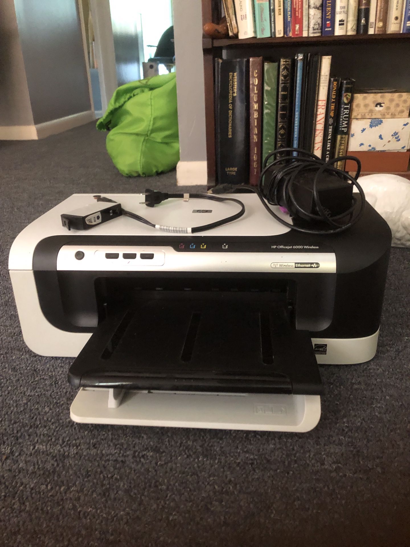 HP office jet 6000 wireless color printer. Like new, rarely used. $200