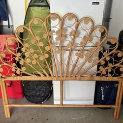 Rattan Queen Headboard