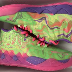 Brand New Puma MB.01 'Inverse Toxic', Green, Men's Size 10, Melo Ball, No Box