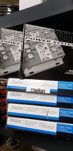 Clarion crossover and clarion preamp
