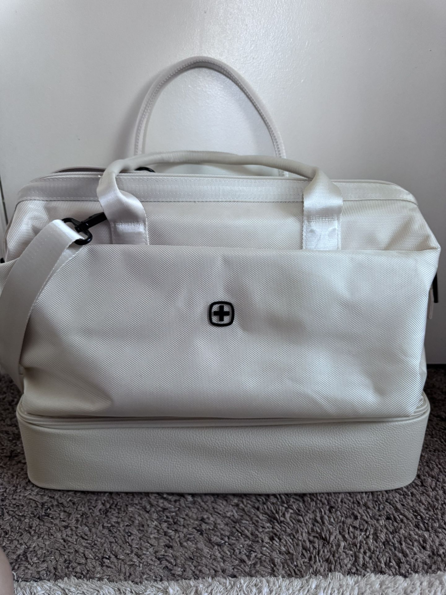 Black Or White Travel Tote Bag