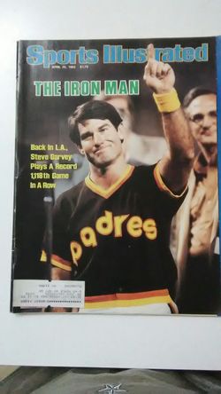 Sports Illustrated Steve Garvey on cover