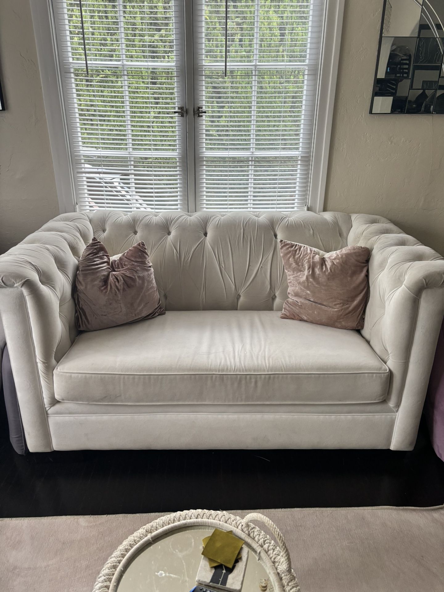 Free White Loveseat!