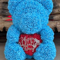 Mothers Day Gift Flower Rose Bear