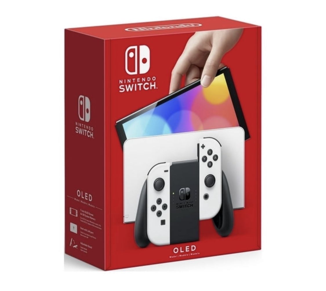 NITENDO SWITCH OLED LIKE NEW WITH BOX