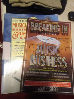 Music Business Books Both For $25
