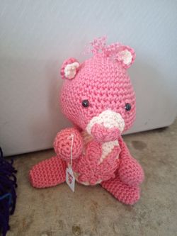 Crochet Stuffed Weed Bear