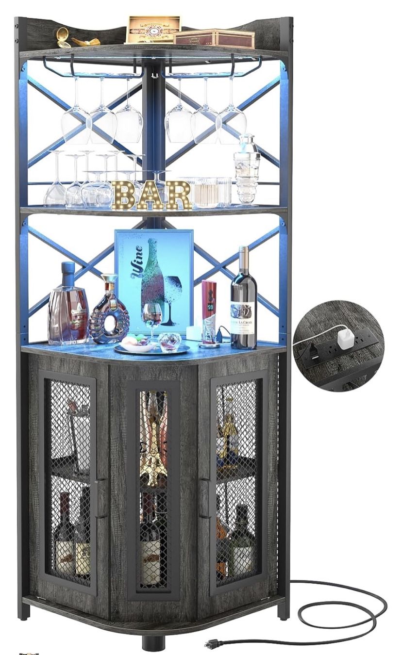 Corner Bar Cabinet, Kitchen Cabinet