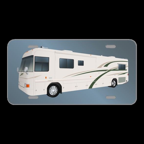 License Plate Novelty Car Front Mobile Home Campervan Vehicle