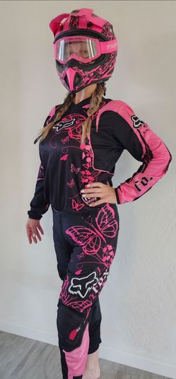 Off Road Fox pants, jersey and helmet