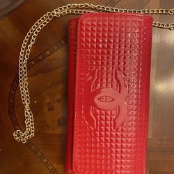CC Wallet On Chain Beautiful Red Small Bag