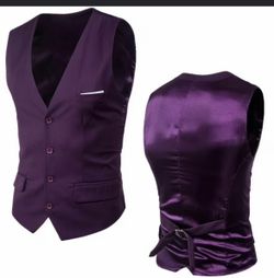 Purple vest large