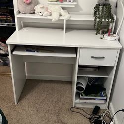 white ikea desk