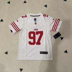  Youth San Francisco 49ers Nick bosa Stitched White Jersey, S To 6xl 