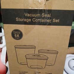 Storage Container Set Of 3..