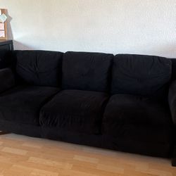 Black sofa couches 