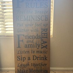 Porch Rules Picture
