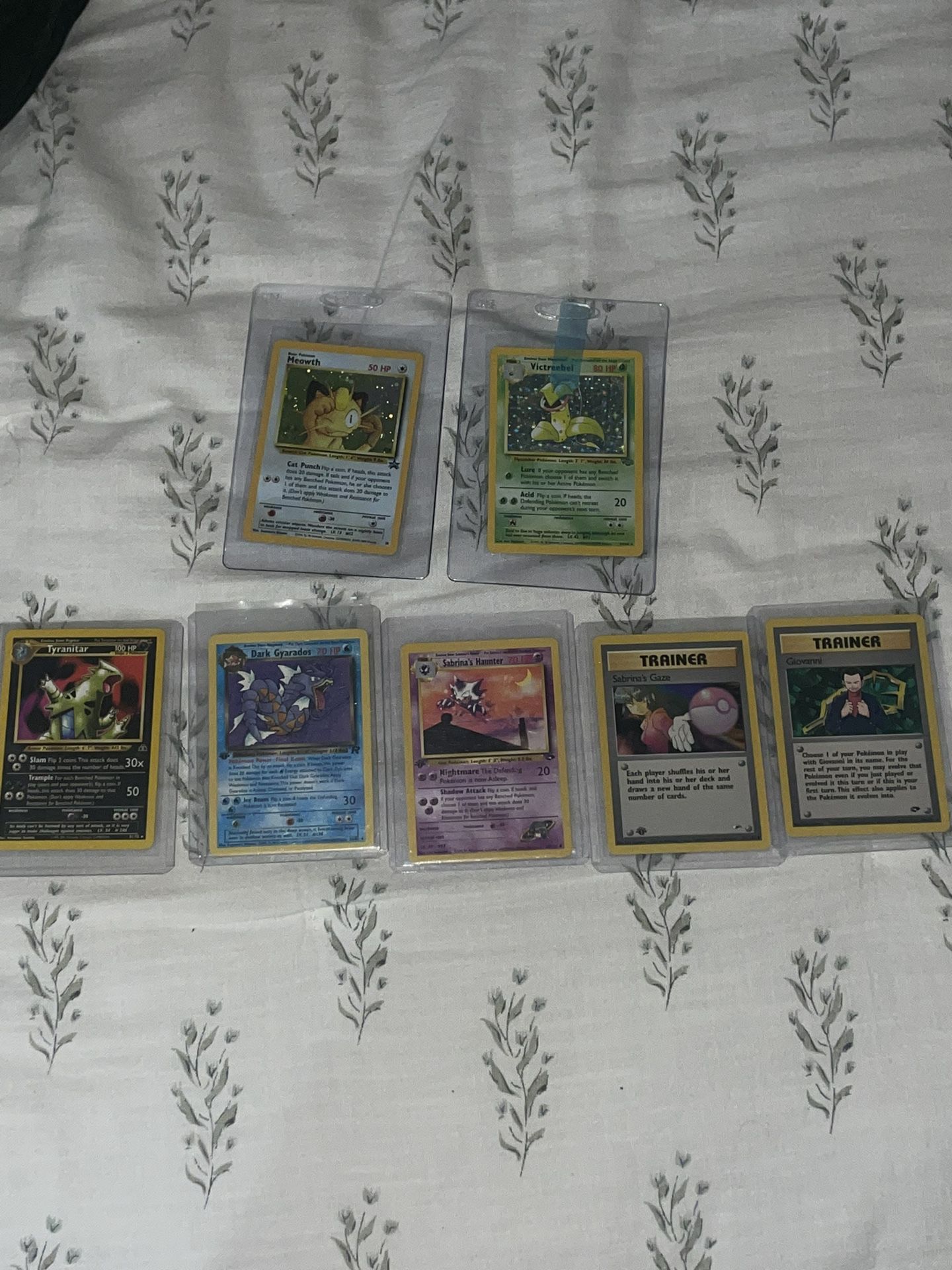 1st Edition, Holographic Vintage Pokemon Cards