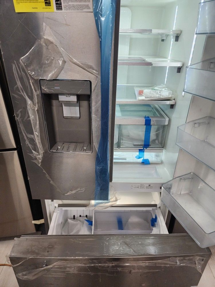 New Whirlpool Refrigerator French Door Stainless Steel