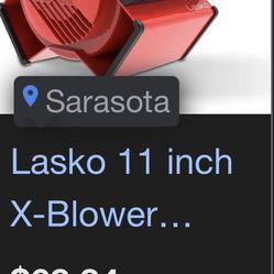 Lasko 11 Inch Blower