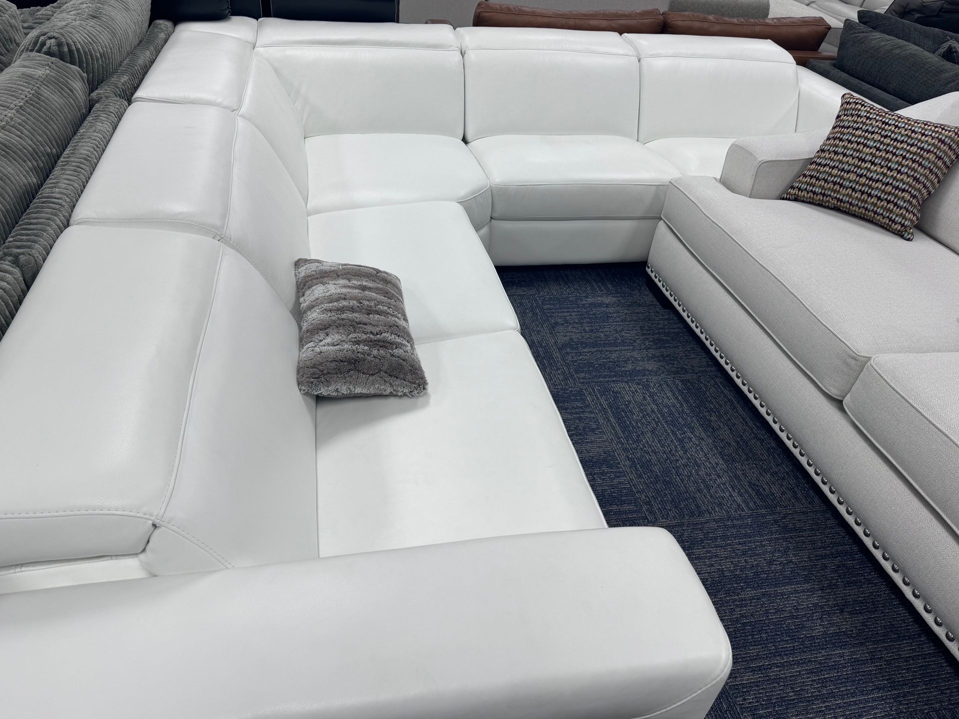 White Sectionals