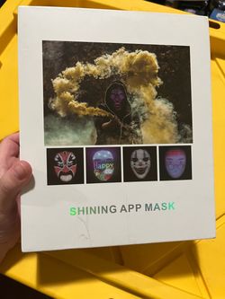 Shining app mask Greta for Halloween costume