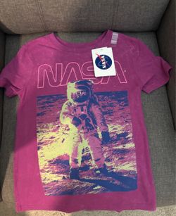 NASA Kids Purple T-Shirt – Size 7- New with Tags
